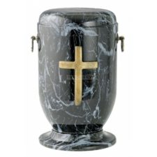 urna metal krzyż