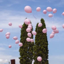 Pogrzeb z balonami