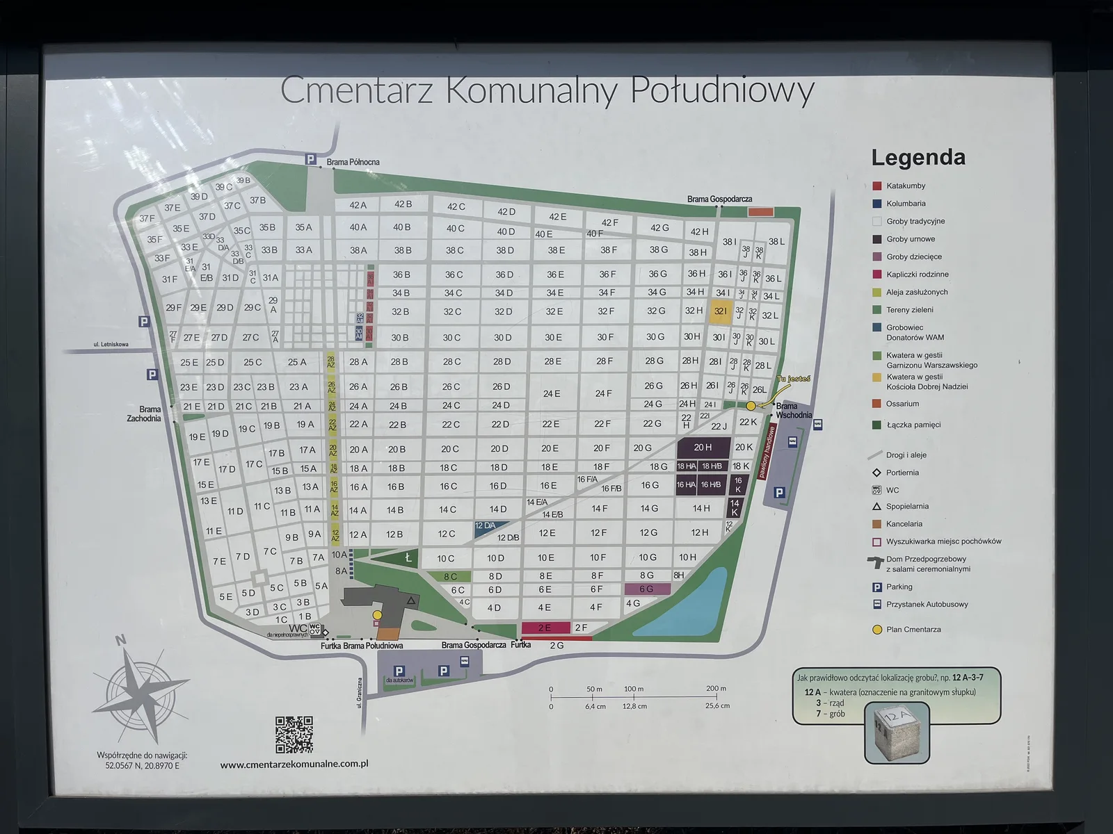 Plan Cmentarza